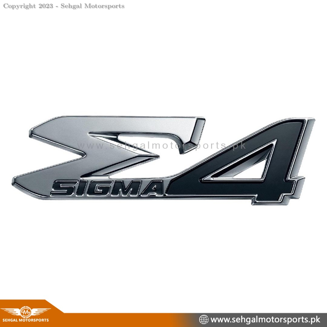 Sigma X Trunk Logo (Chrome)