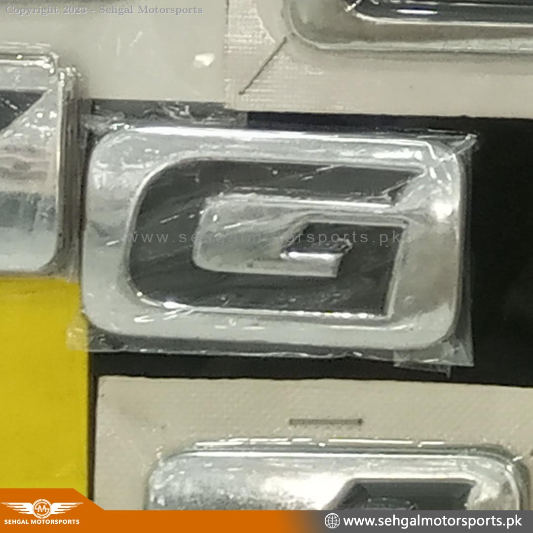 Vigo Trunk Alphabet "G" (Chrome)