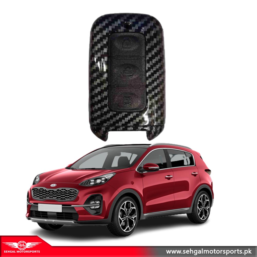 Kia Sportage Carbon Fiber TPU Key Cover Model 2017-2022