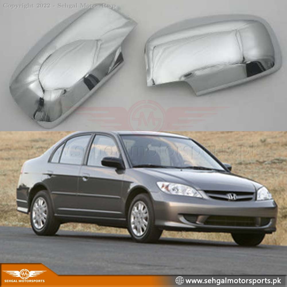 Honda Civic Side Mirror Cover Chrome Model 2004