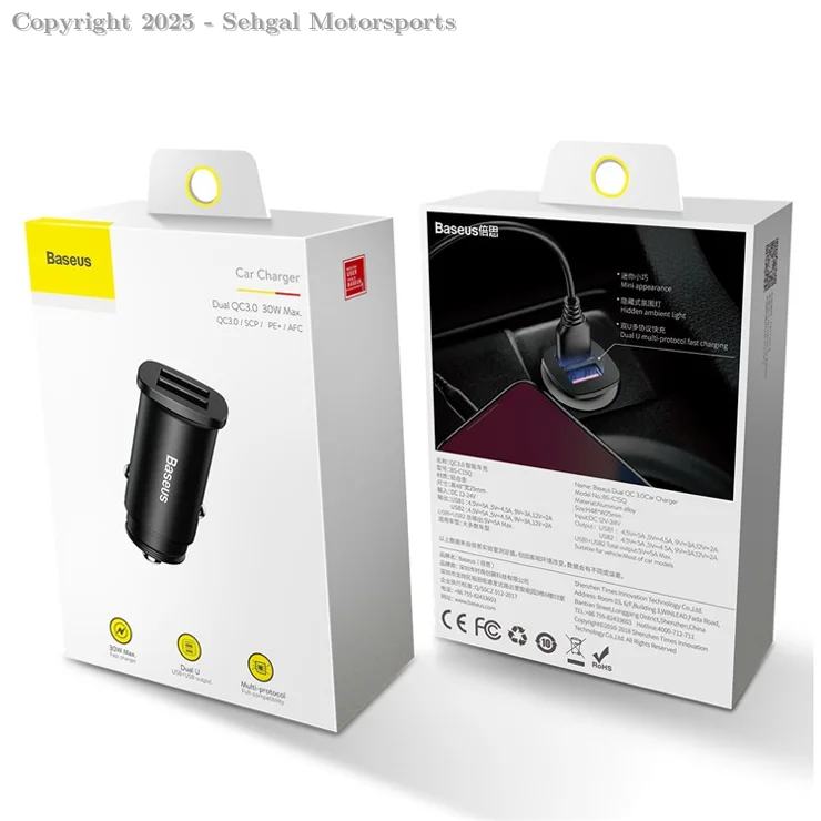 Baseus Fast Car Charger 30w