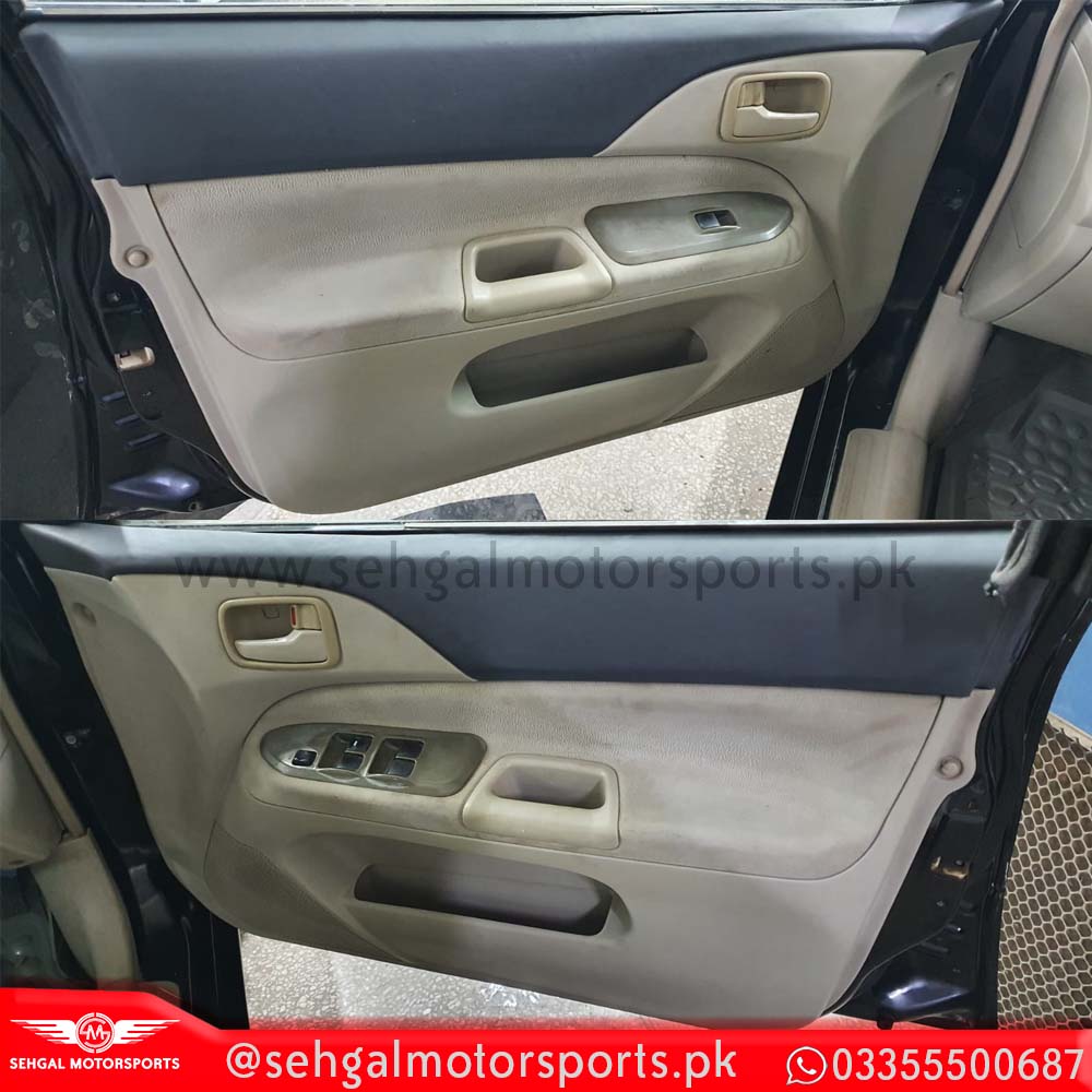 Door Panel Stitched Japanese leather (Custom Stitched By Motorsports)
