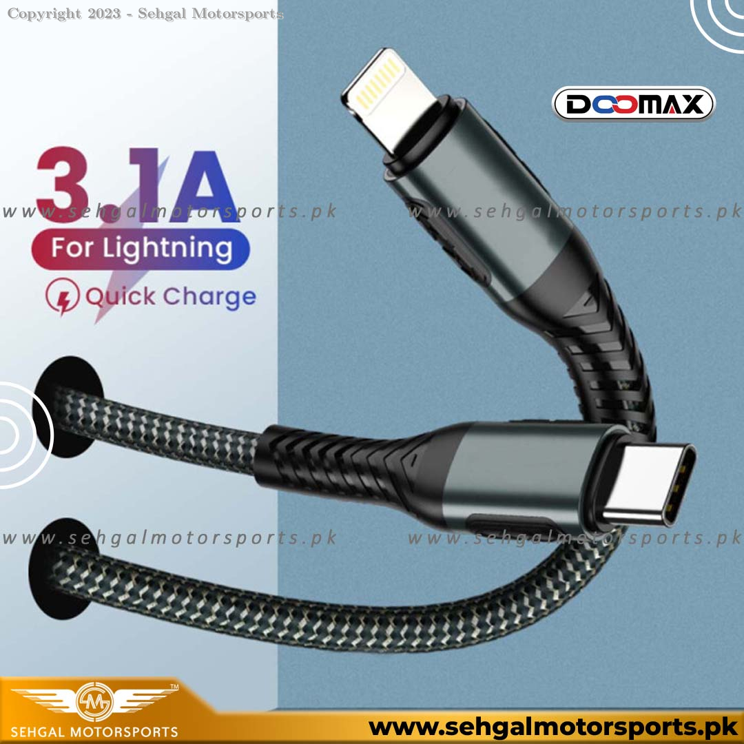 DOOMAX DX-CE03 (C to iPhone Port) Data Cable 3.1A