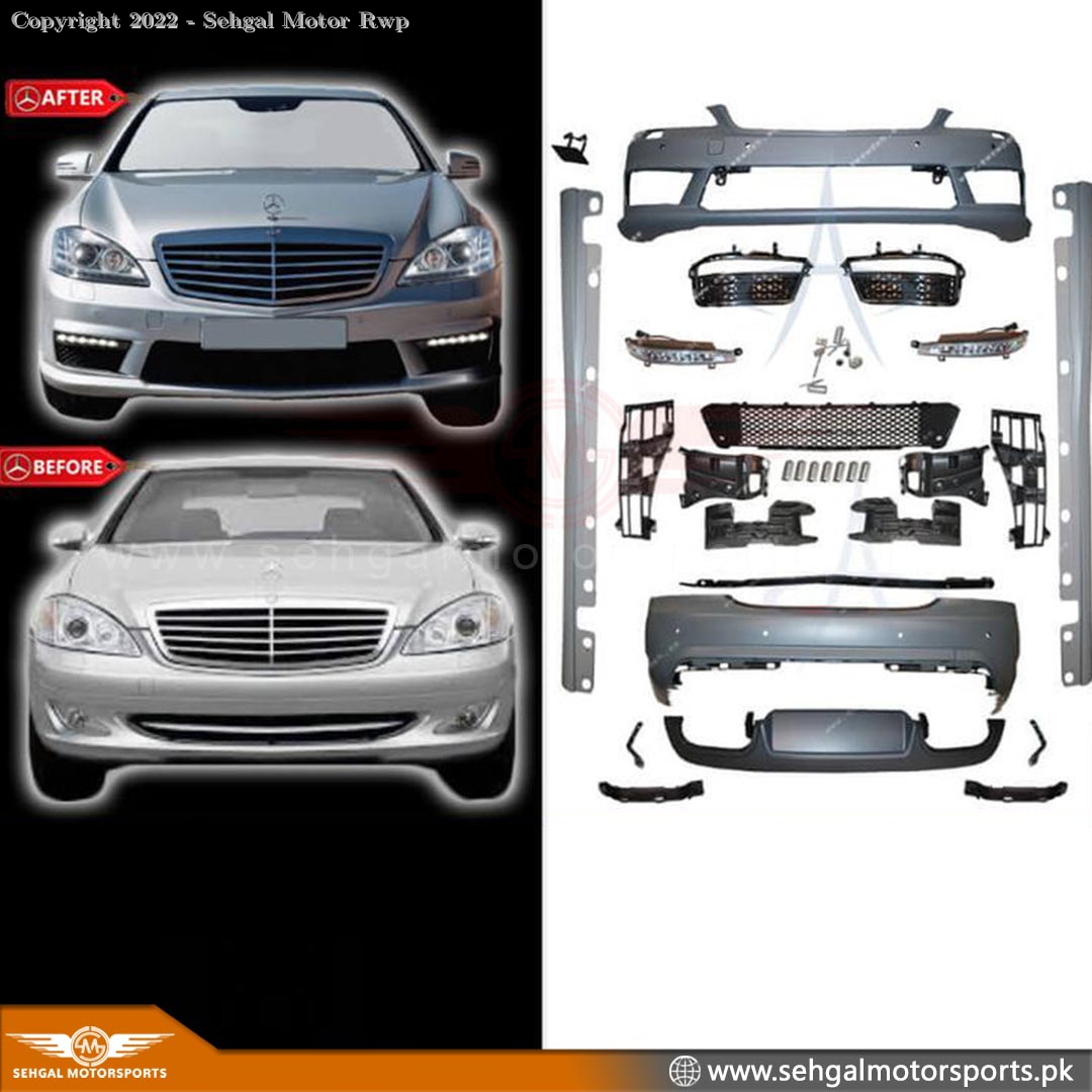 Mercedes Benz W204 Body Kit Unpainted Model 2007-2015