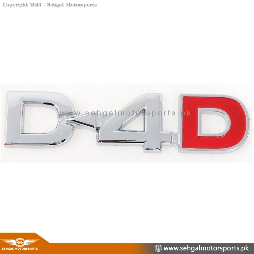 Hilux "D4D" Logo (Chrome)