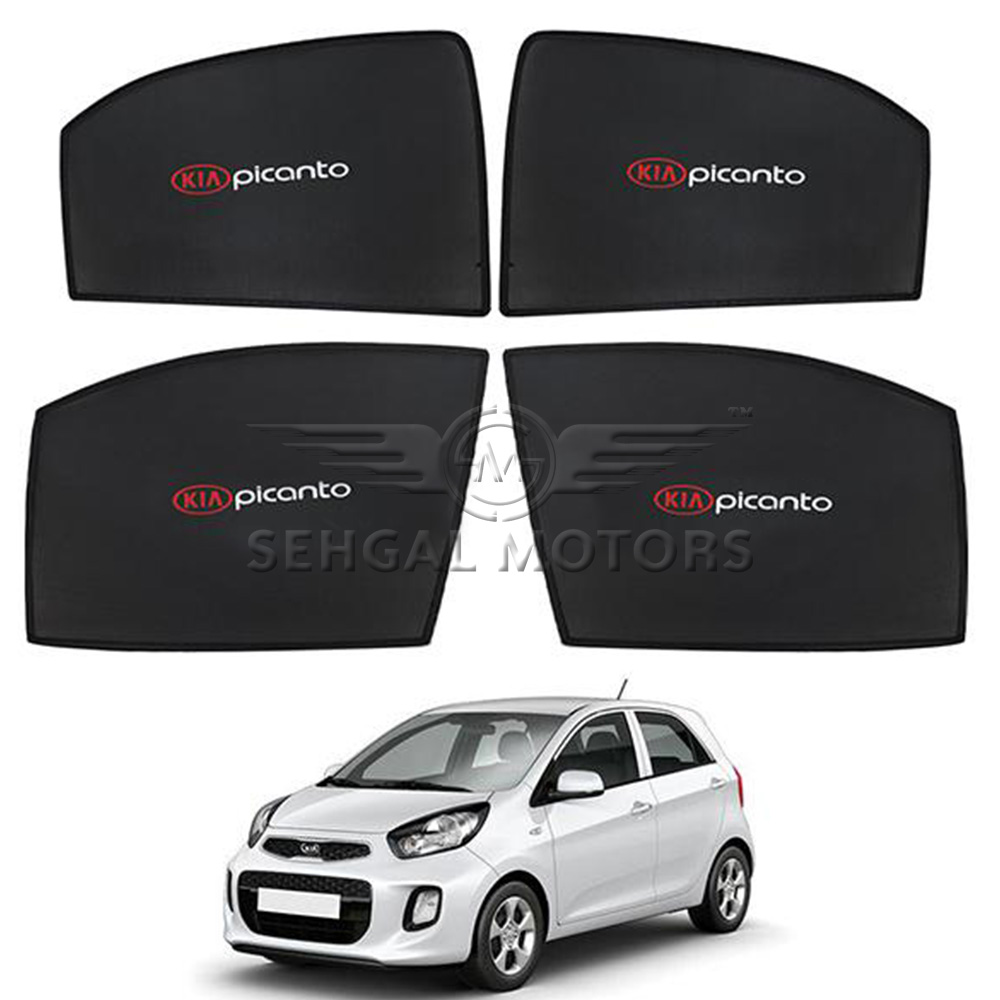 Kia Picanto Sunshade With Logo Model 2019-2021