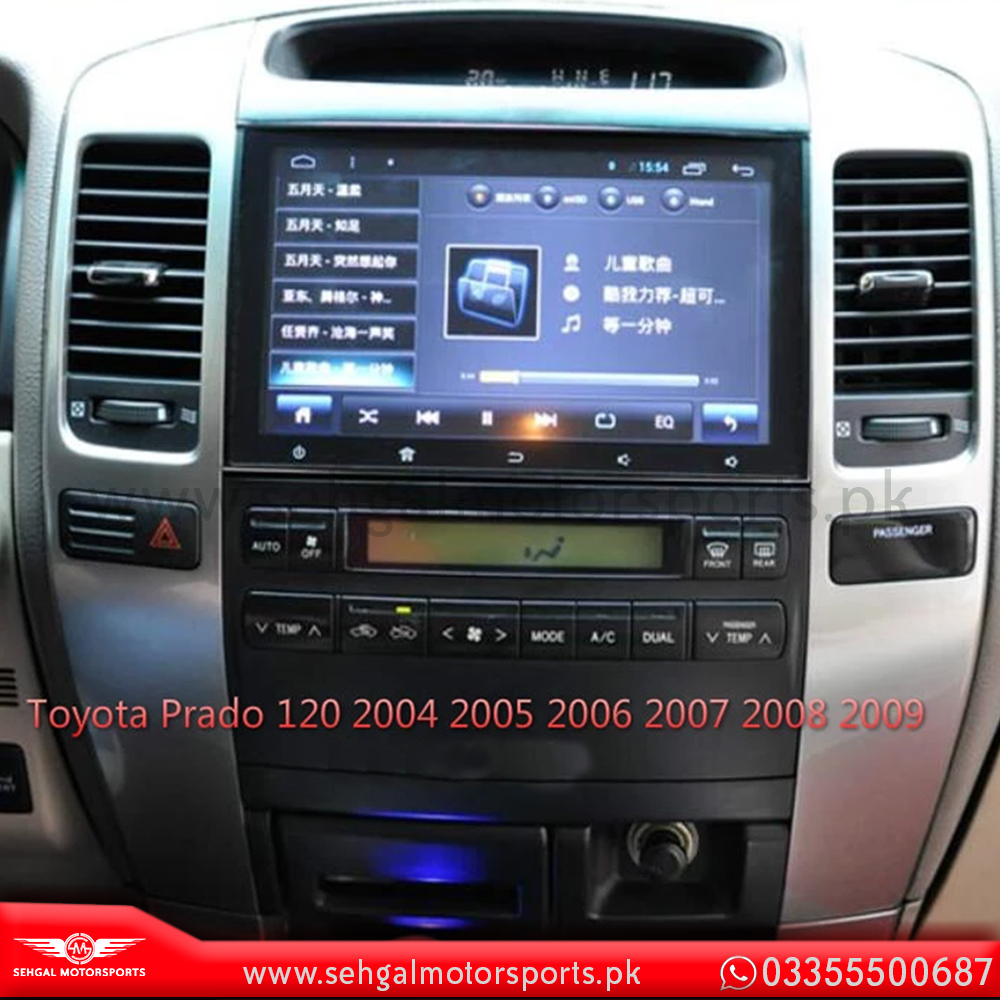 Toyota Prado FJ120 Android Panel Half Model 2003-2008