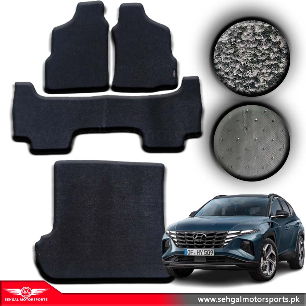Hyundai Tucson Carpet floor Mat Vip Black Model 2021-2022