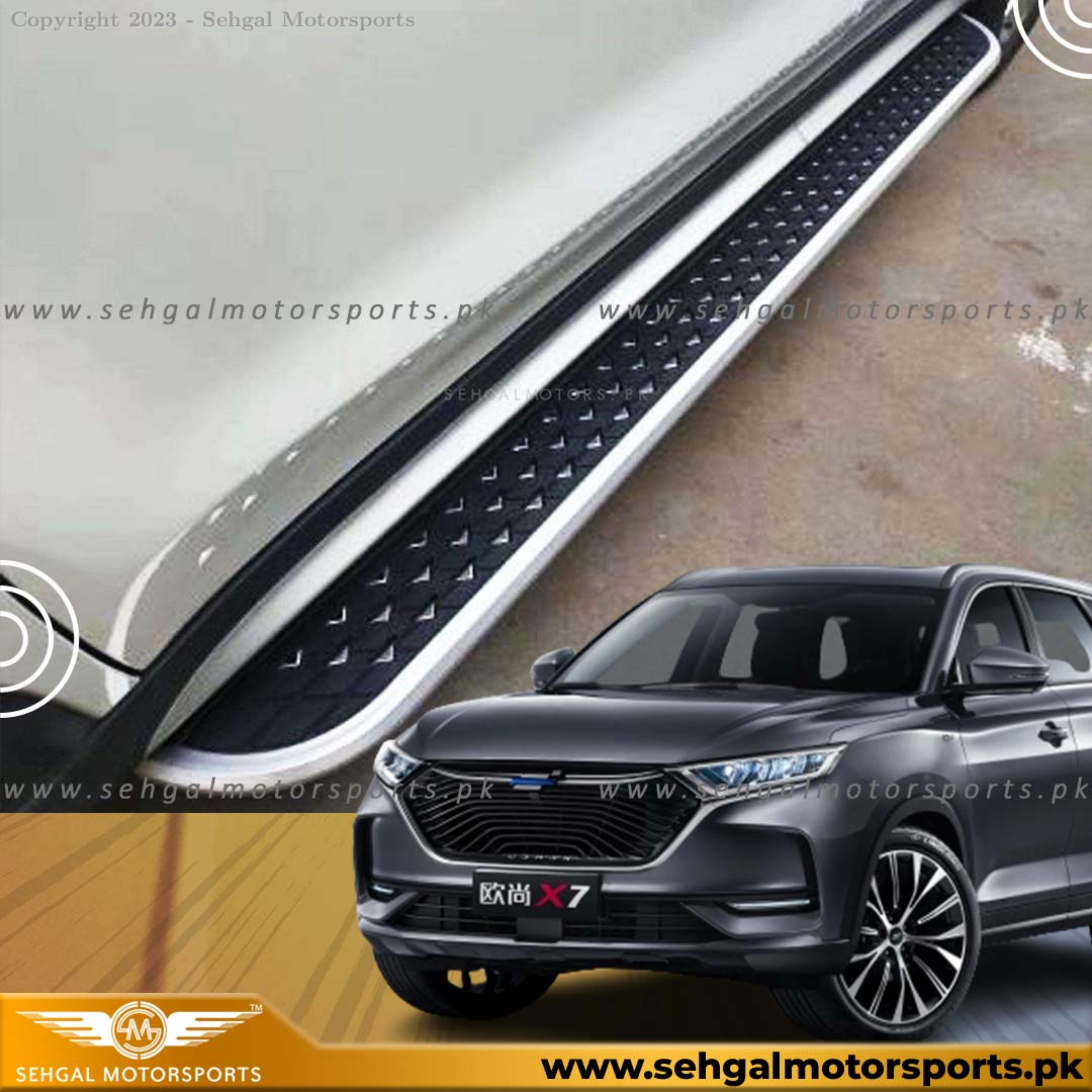 Changan Oshan X7 Side Step Diamond Cut Style 2022-2023