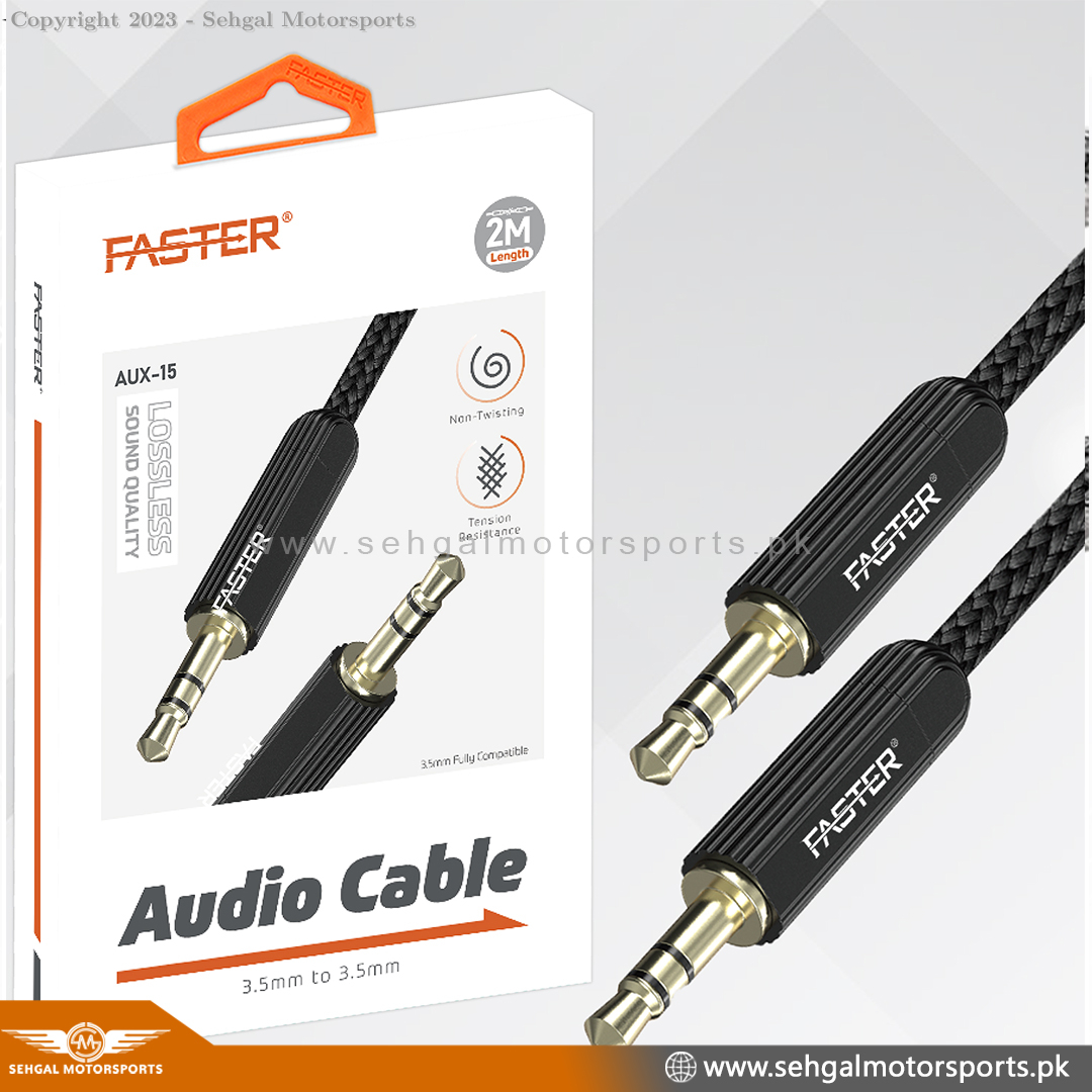 Faster Aux Audio Cable (2M)