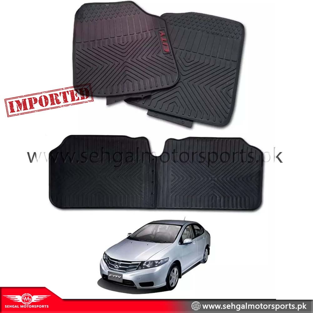 Honda City Rubber Floor Mat Beige (Imported) Model 2022-2023
