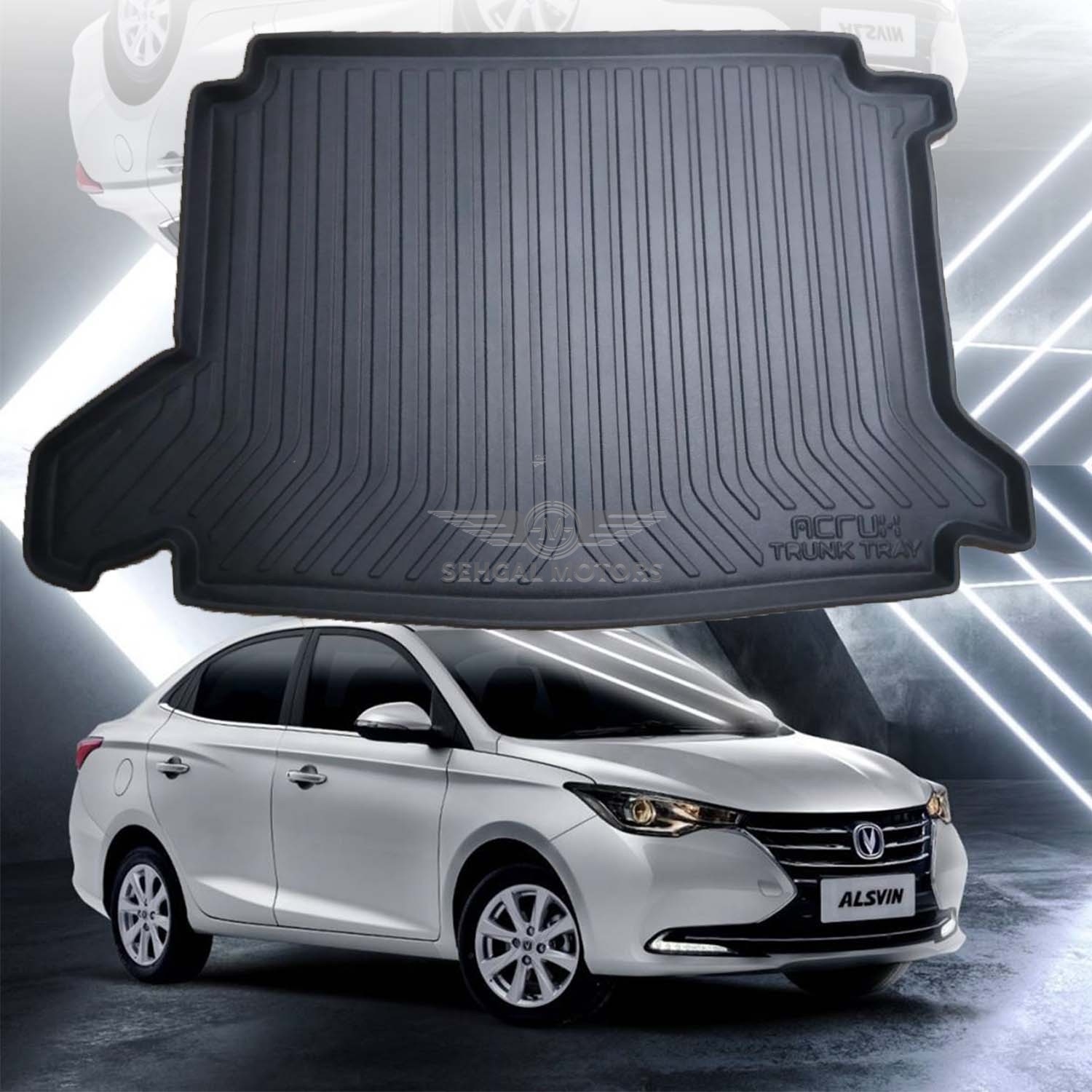 Changan Alsvin 3D Trunk Mat Black Model 2020-2021