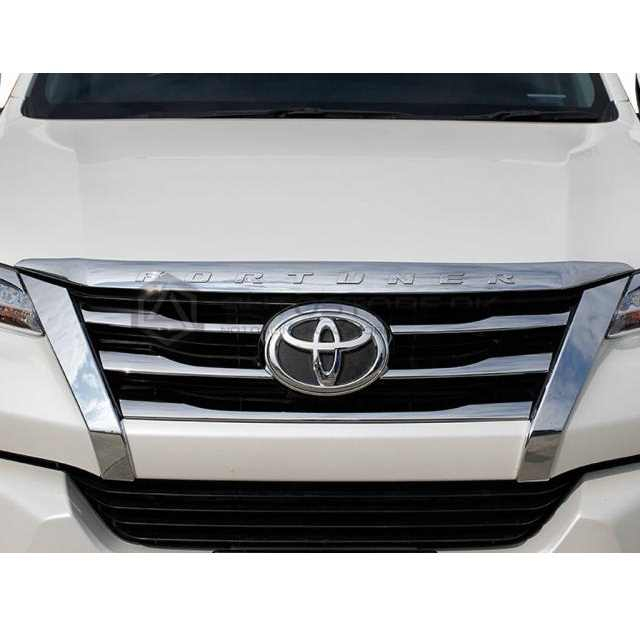 Toyota Fortuner Hood Chrome Garnish - Model 2016-2021