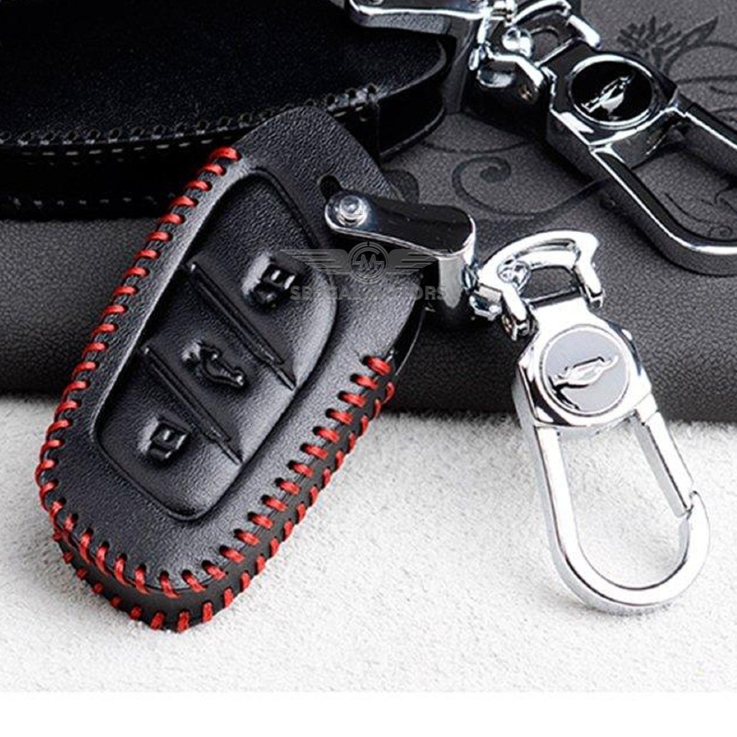 MG Leather Key Cover with Red String Model 2020-2021