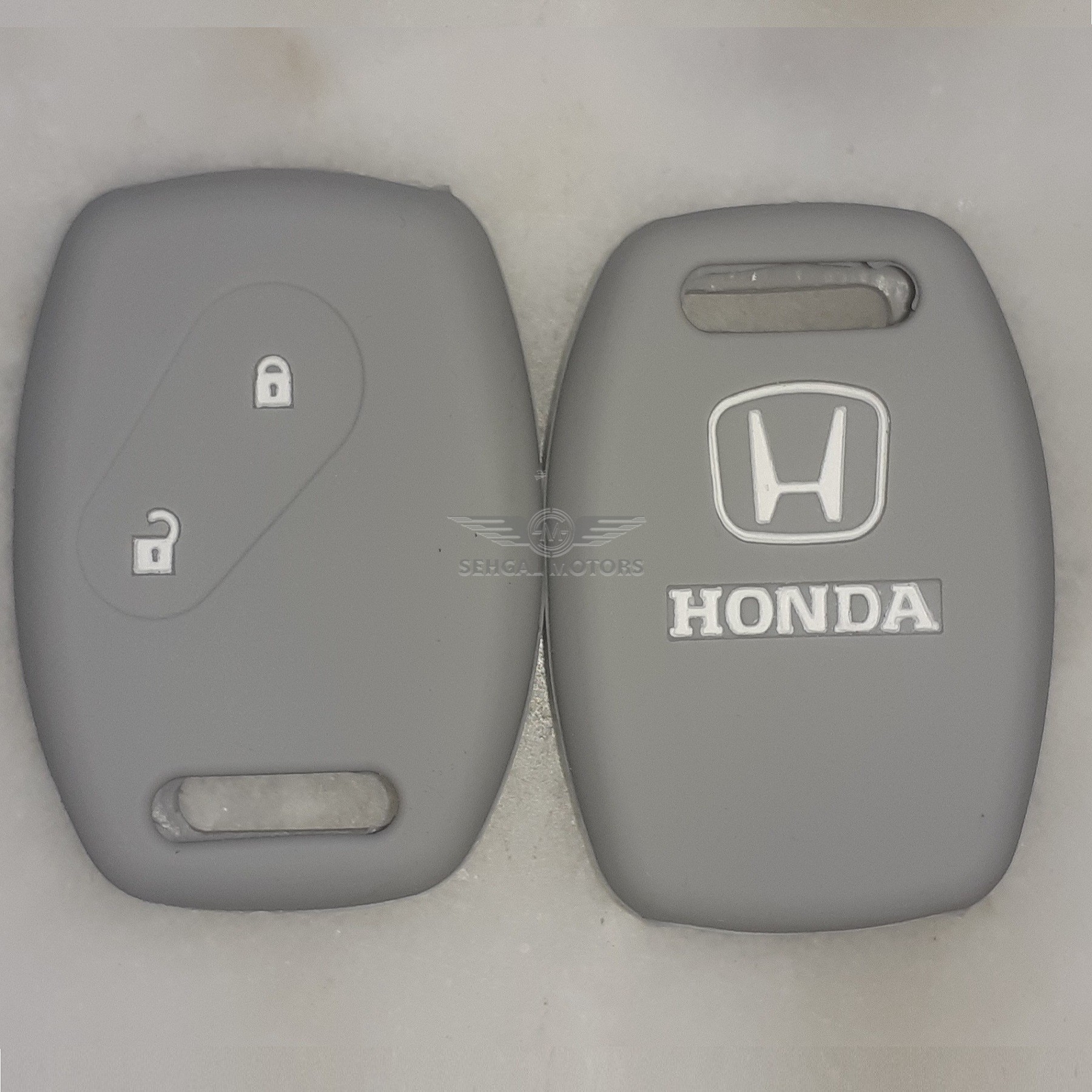 Honda City / Honda Civic Reborn / Honda CL9 PVC Silicone Protection Key Cover Gray