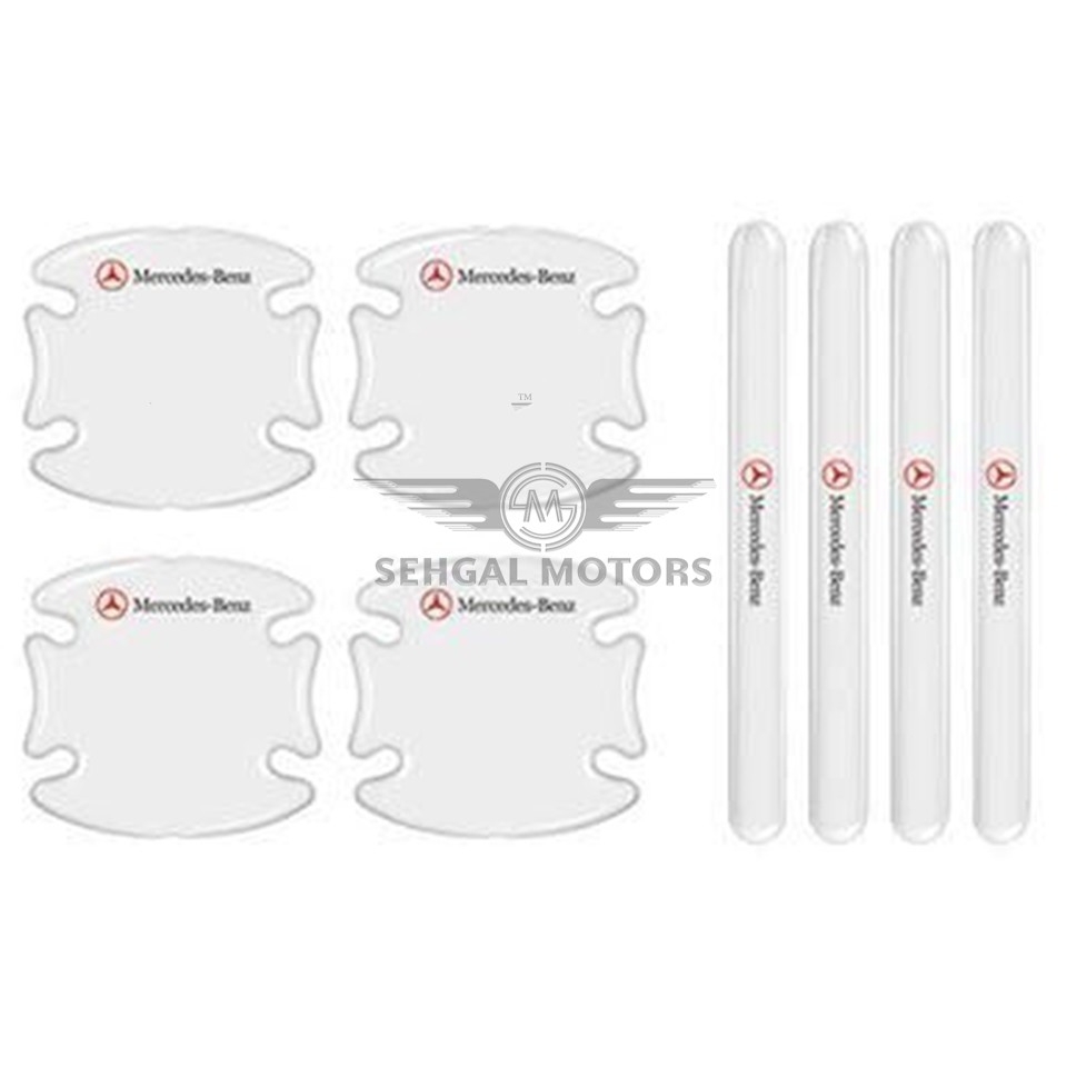 Mercedes Transparent Door Handle & Bowl Protector (8pcs)