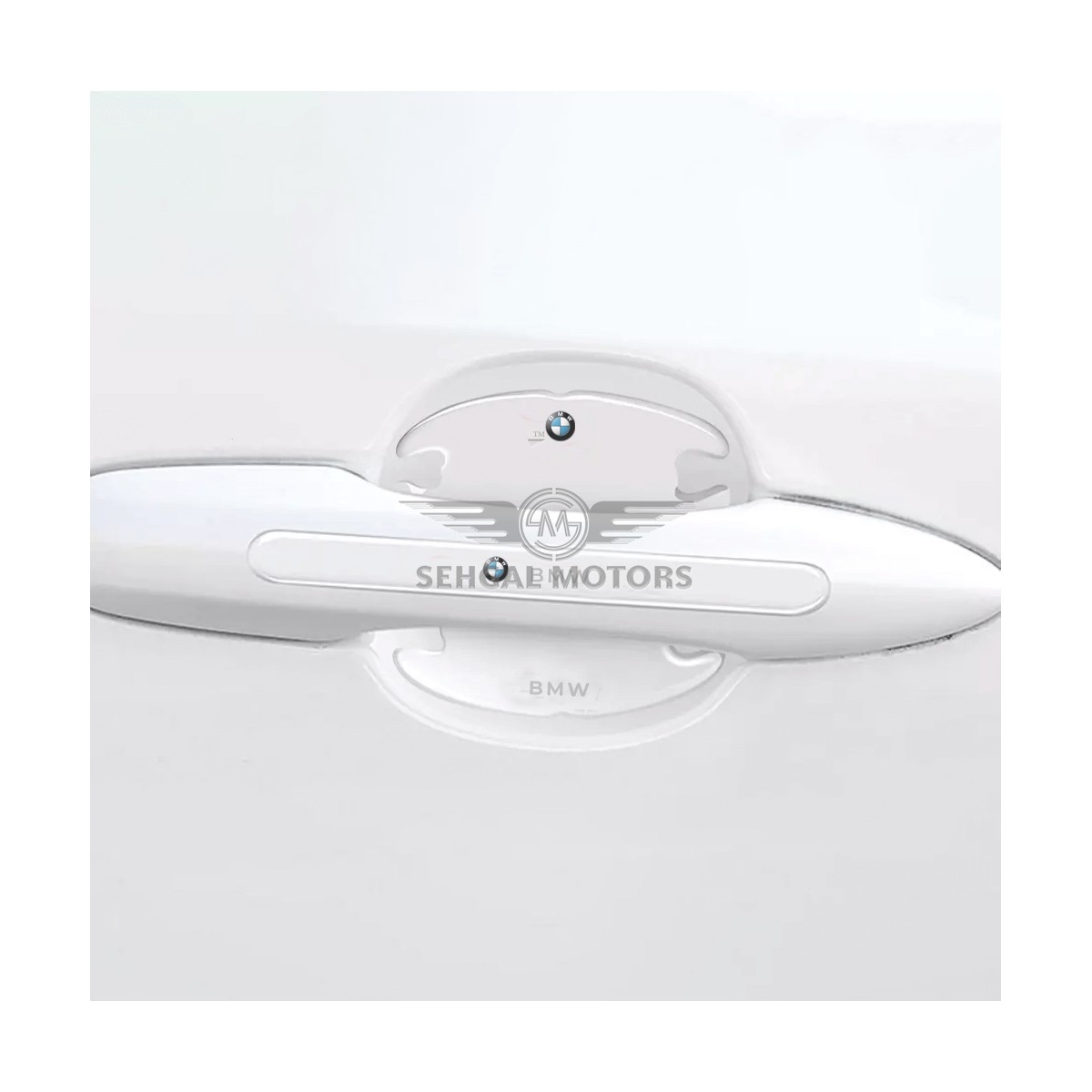 BMW Transparent Door Handle & Bowl Protector (8pcs)