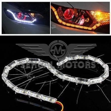 Universal Head Light DRL Snake Style Strip Pair