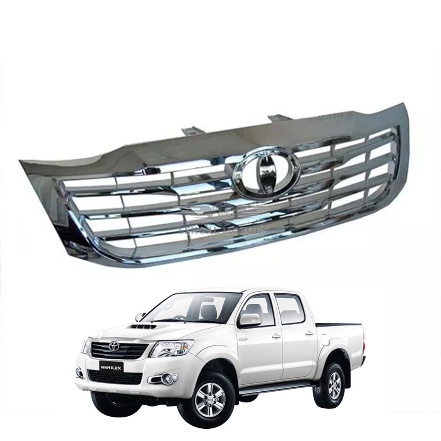 Toyota Hilux Vigo Champ Front Grill Chrome/D.Gray Model 2009-2012