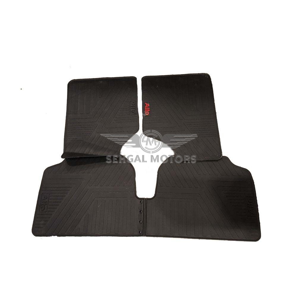 Suzuki Alto Rubber Floor Mat Black Model 2014-2019