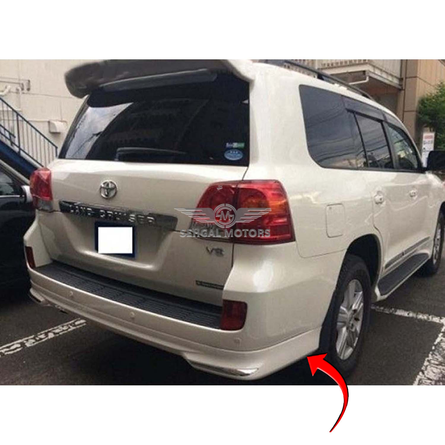 Toyota Land Cruiser FJ200 Back Body Kit Platinum Edition (White) 2012-2014 CHINA