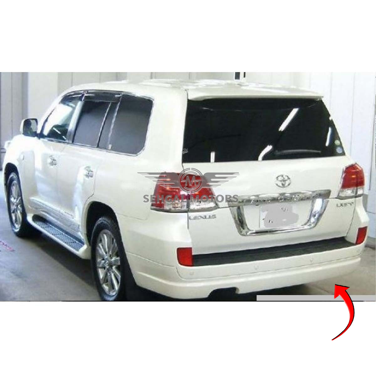 Toyota Land Cruiser FJ200 Back Body Kit / Lip Modellista (White) Single EXHT CHINA