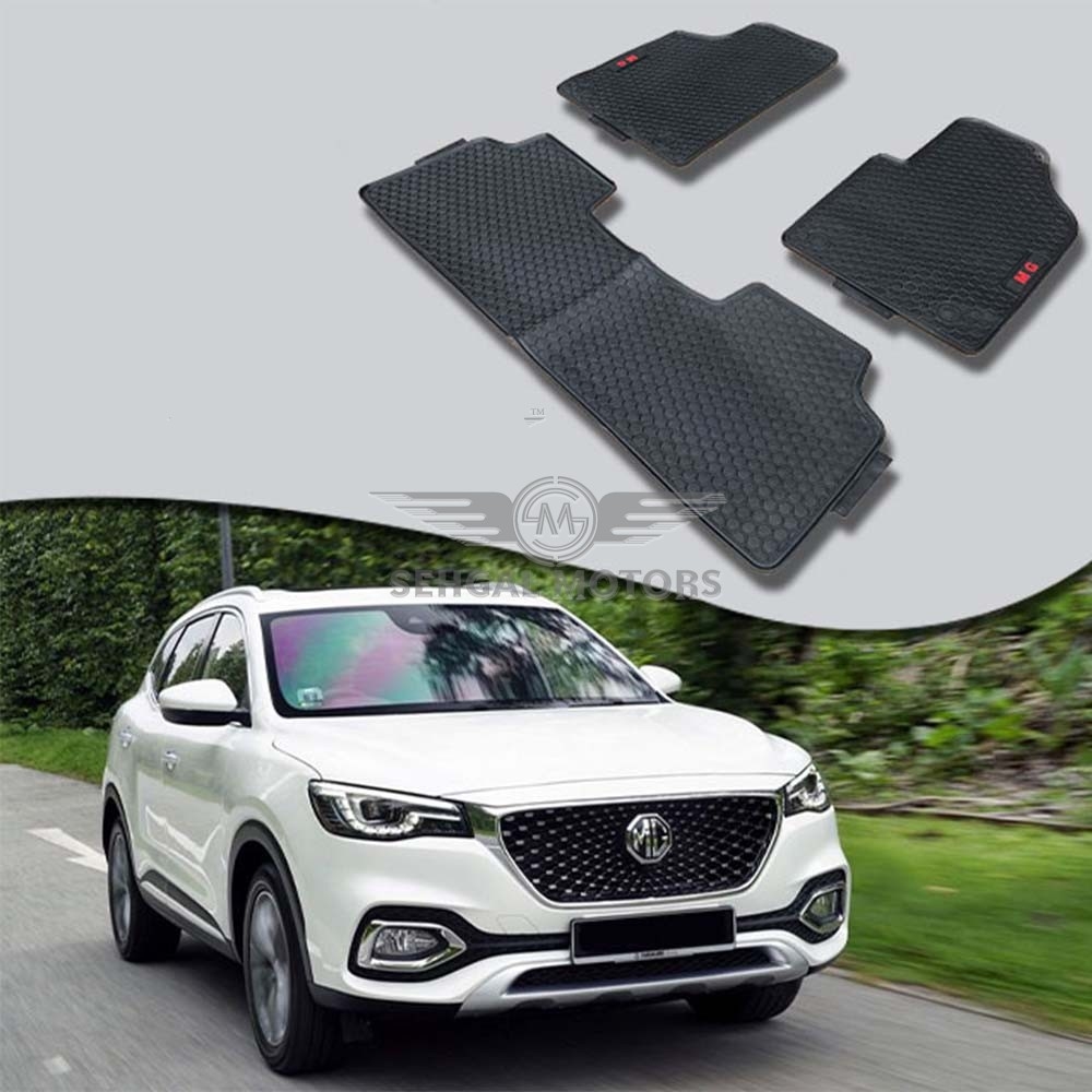 MG HS Rubber Floor Mat Black  3 Pcs - Model 2020-2021