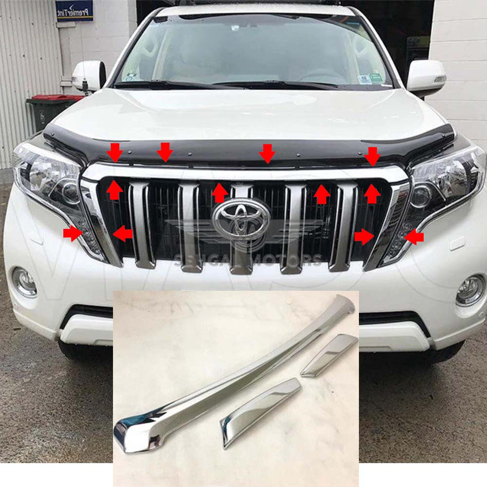 Toyota Prado JF150 Bonnet Molding Model 2011-2014