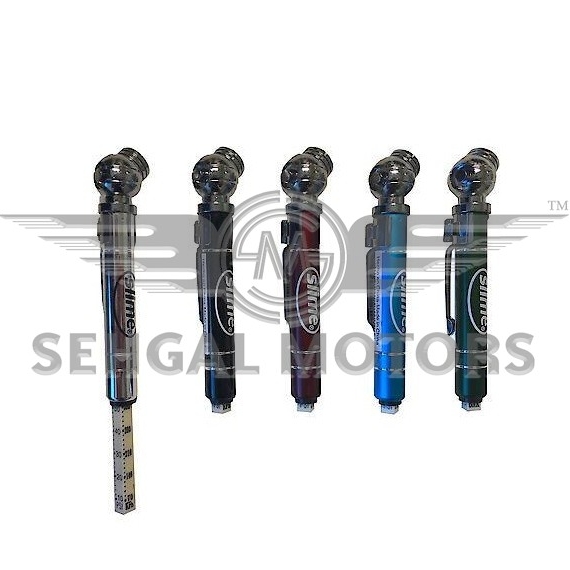 Slime Mini tyre / tire air pressure Guage 20108 10-50 psi