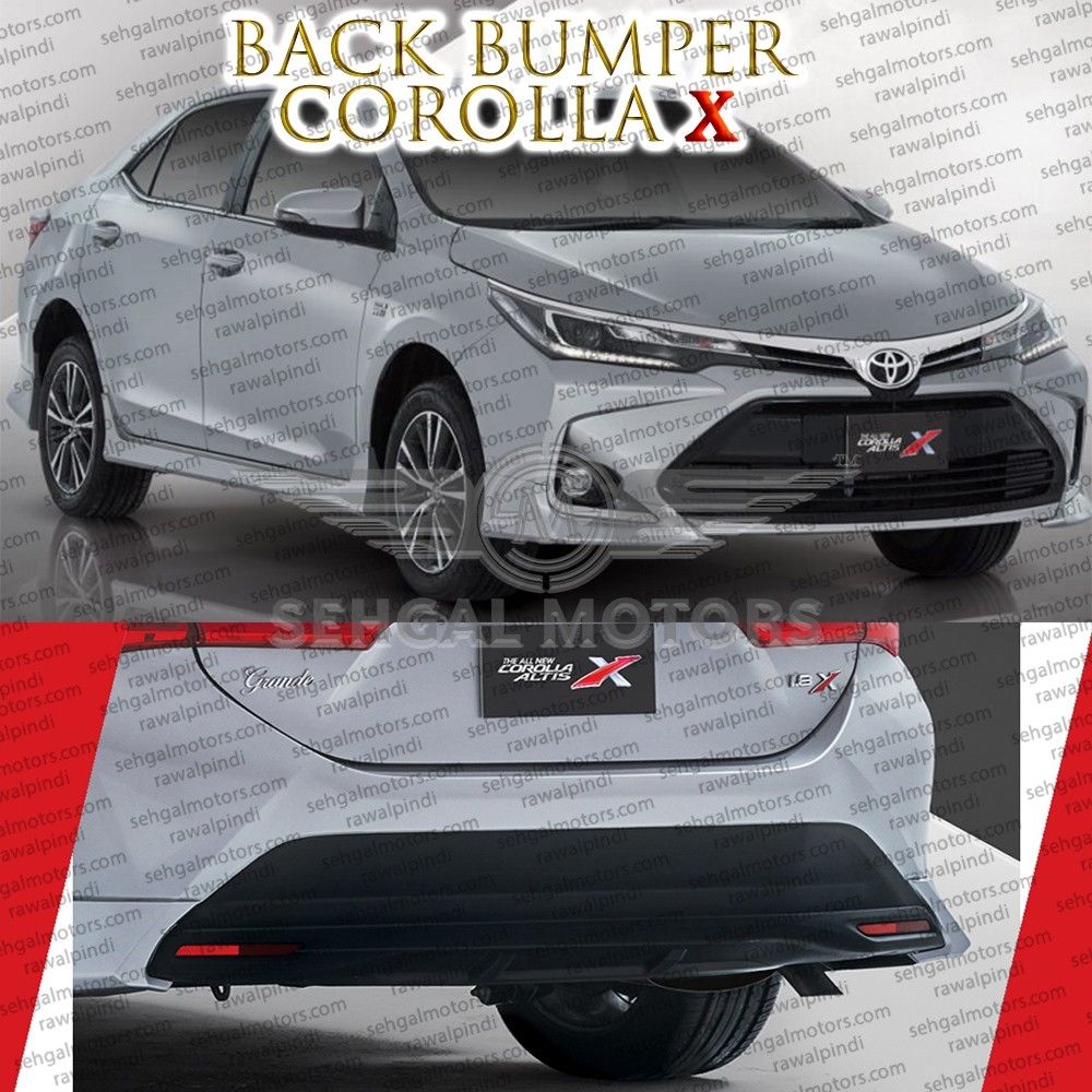 Toyota Corolla Altis X Front Bumper Camry Style ABS Plastic (Unpainted)  Model - 2017-2021