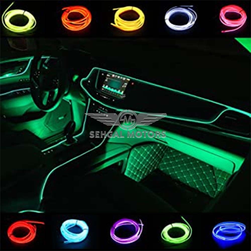 EL Glow Wire for Interior LED Light 2Meters (6ft) - Green
