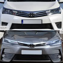 Toyota Corolla 2017 conversion into Corolla X 2023