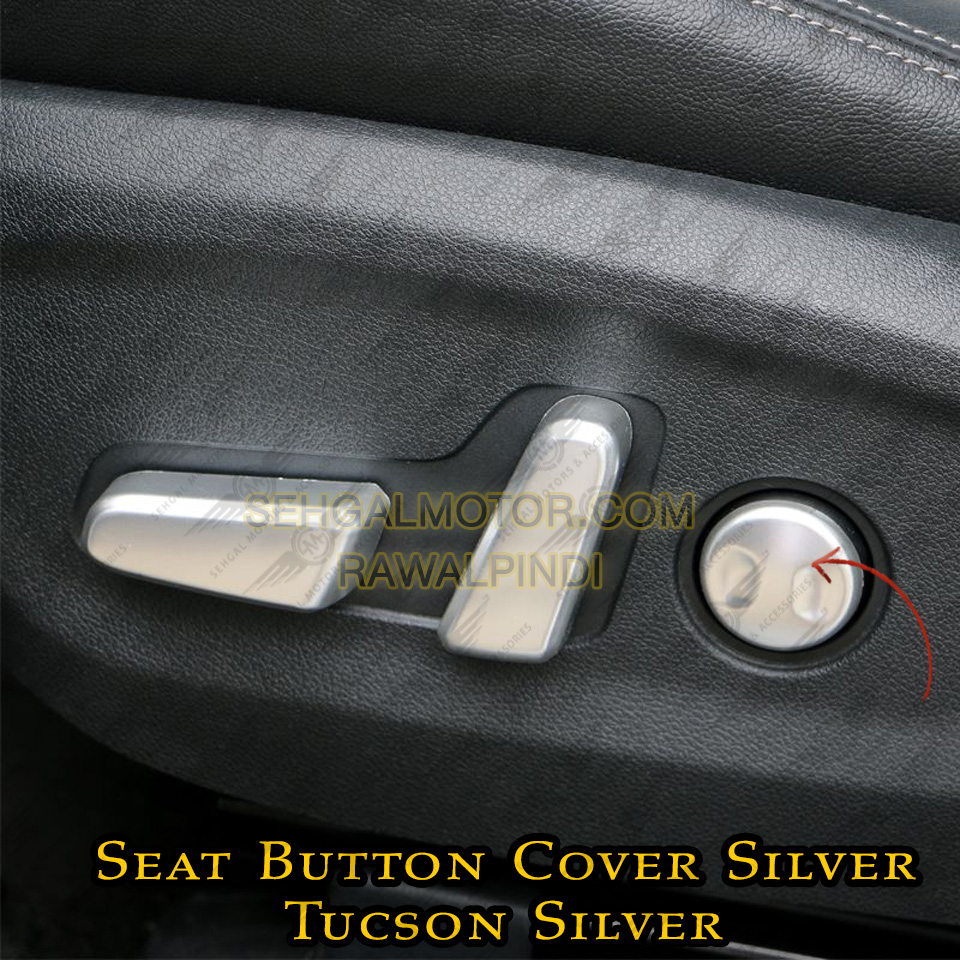 Hyundai Tucson Seat Control Buttons Chrome Trims - Model 2020-2021