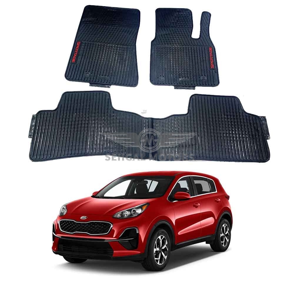 Kia Sportage Rubber Floor Mat  Black Model 2019-2021