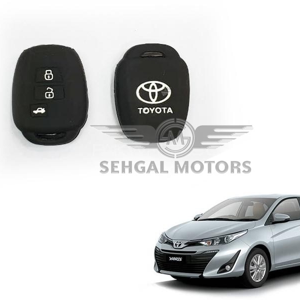 Toyota Corolla PVC Silicone Protection Key Cover 4 Button - Model 2014-2015