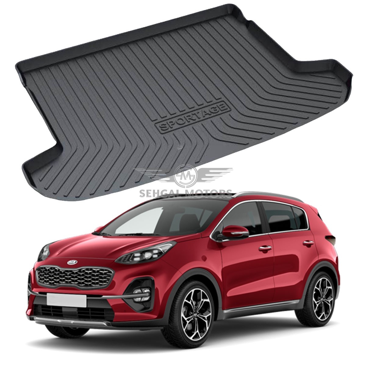 Kia Sportage 3D Trunk Mat Model 2020-2021