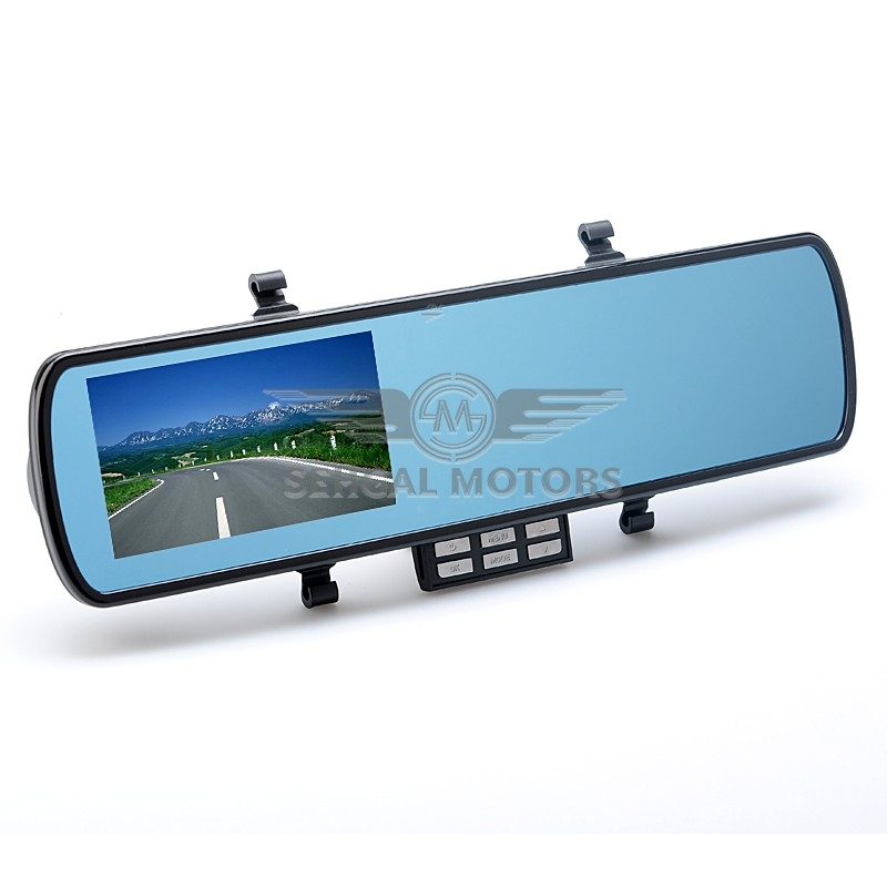 DVR 3.5inc Back Mirror LED Blackbox Blue