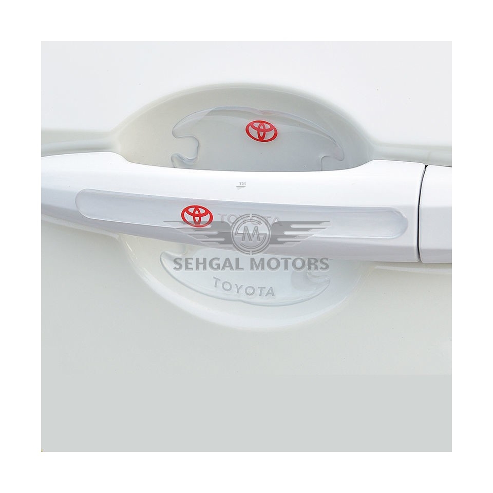Toyota Transparent Door Handle & Bowl Protector (8pcs)