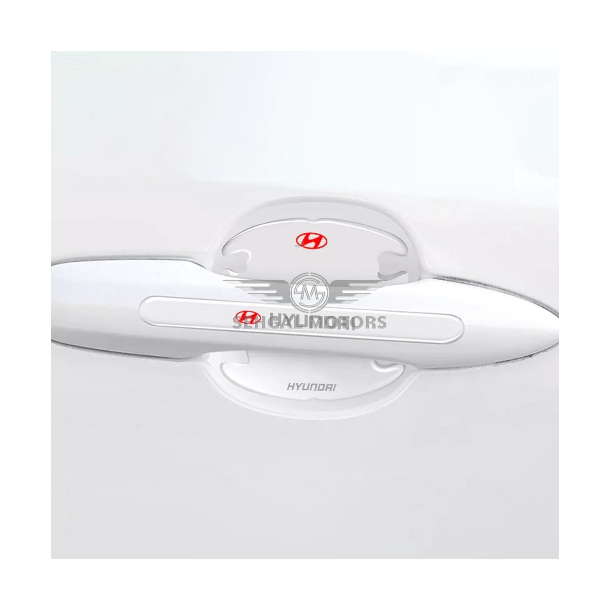 Hyundai Transparent Door Handle & Bowl Protector (8pcs)