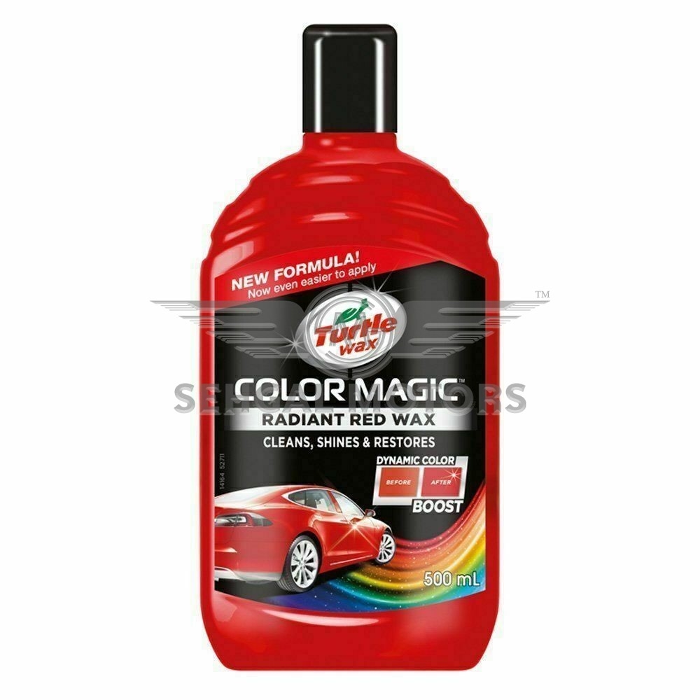 Turtle Wax Color Magic Bright Red Wax, 500ml