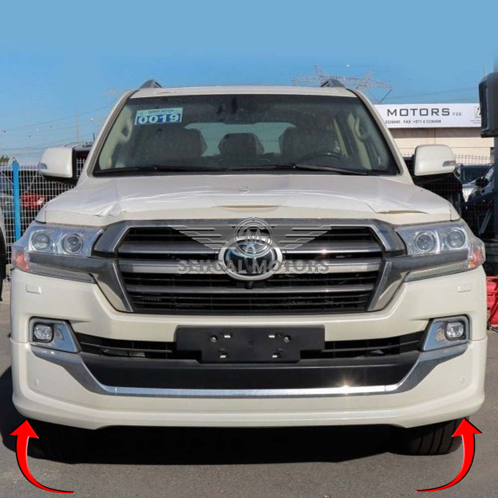 Toyota Land Cruiser FJ200 Front Body Kit / Lip GT Style (White) 2016-2021