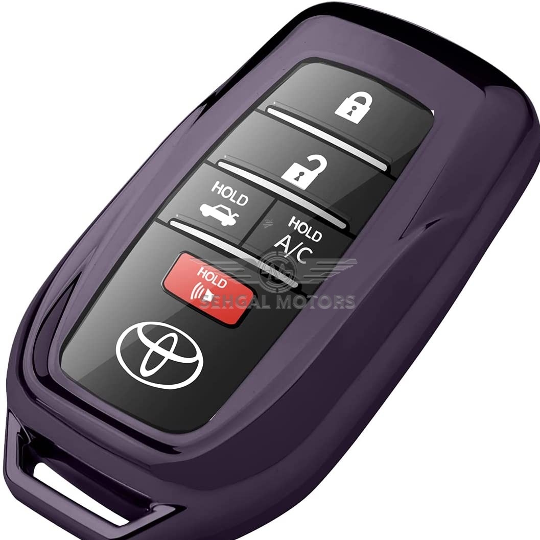Toyota Fortuner Plastic Key Case Black Model 2017-2021