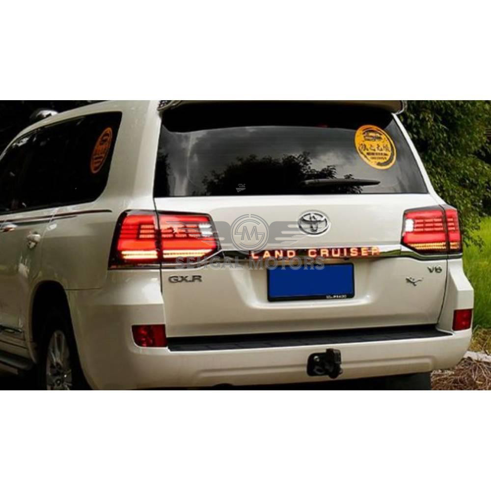 Toyota Land Cruiser FJ200 Back Light V3 Matrix Style Red/Smoke Model 2016-2021