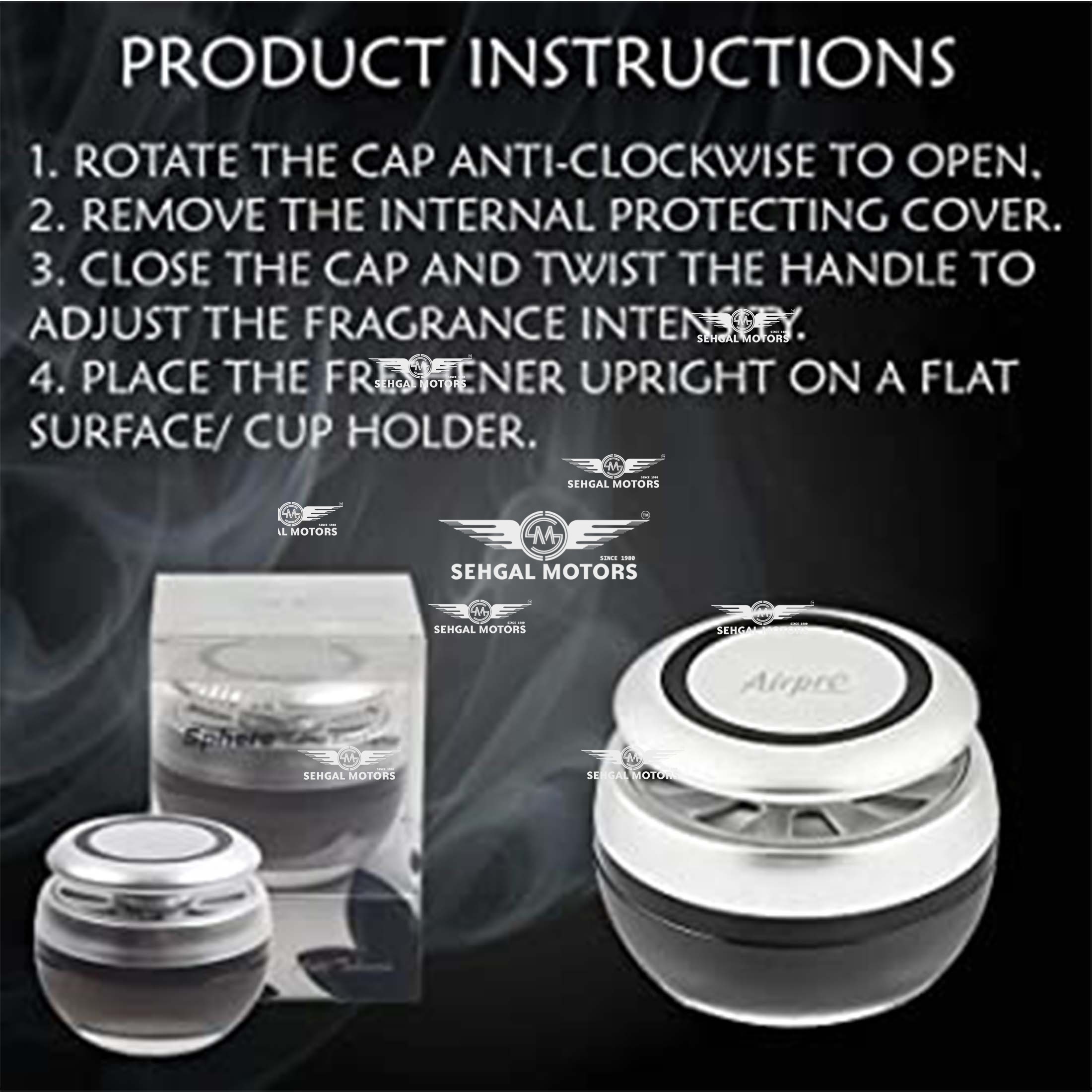 Airpro Car Freshener SPHERE GEL (all flavors)