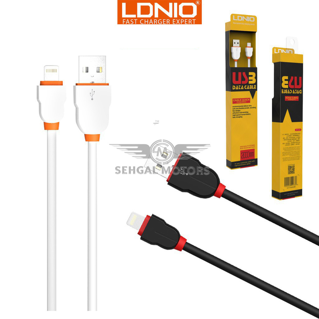 LDINO Mobile Data Cable Type iPhone 3M Length LS02 YellowBox