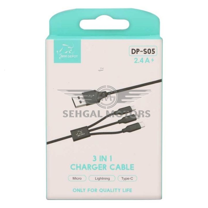One Depot Mobile Data Cable 3in1 DP-S05