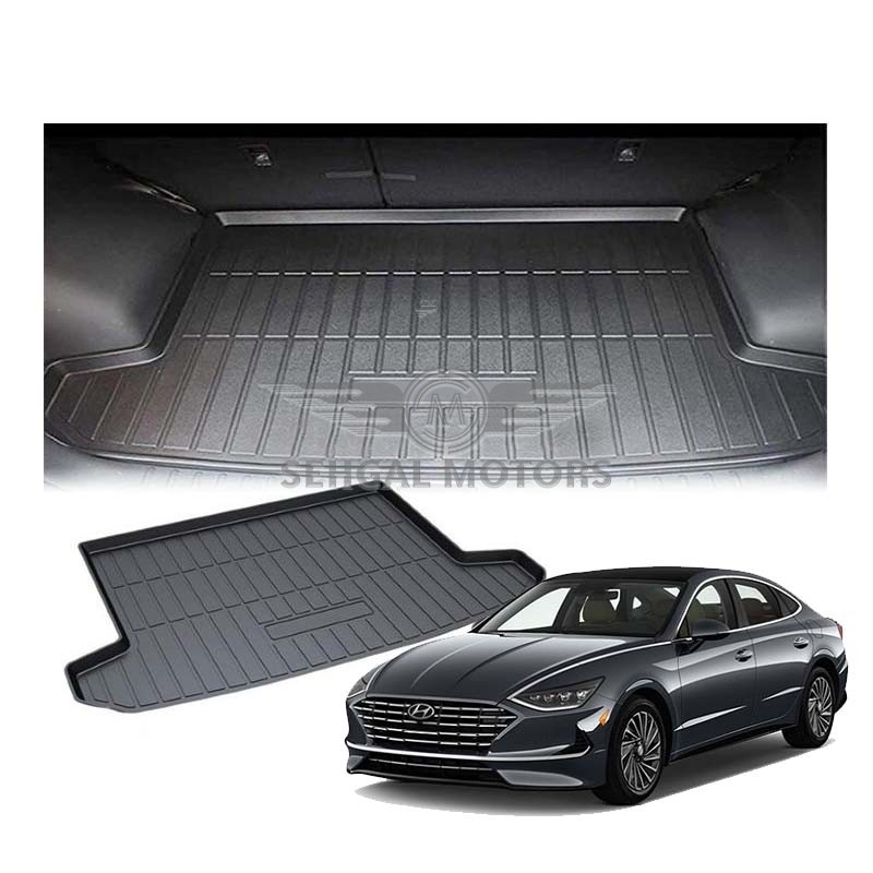 Honda Civic 7D Eco Trunk Mat Black with Red Model 2022