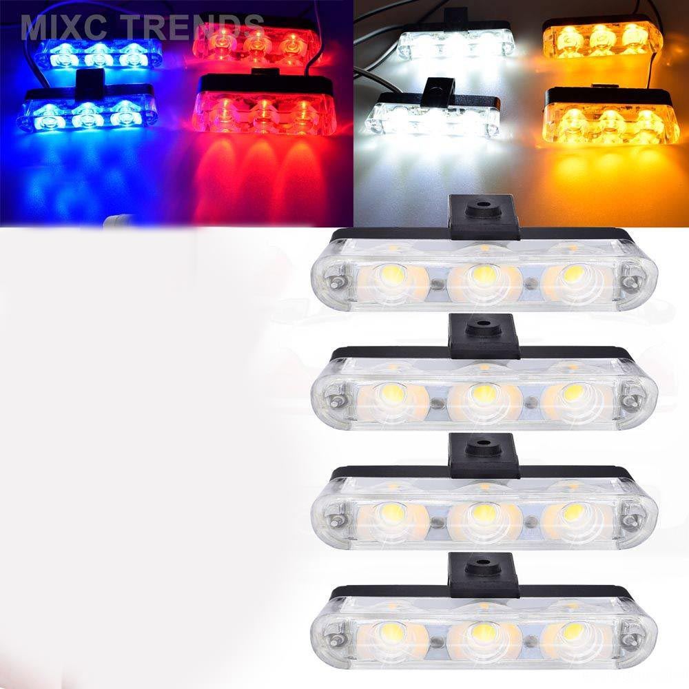 Police Red Blue Flashers 3LED 2PCS | Random Movements