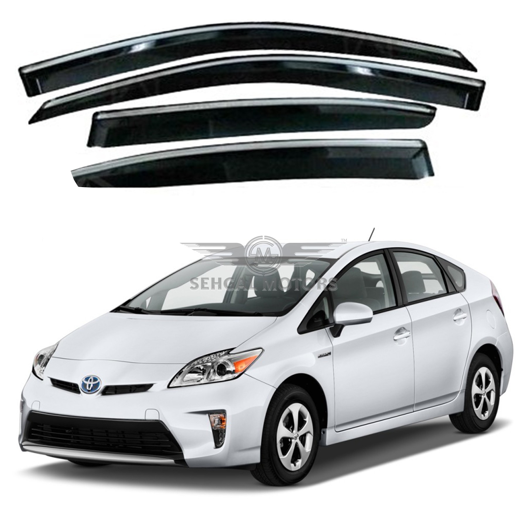 Toyota Prius Air Press/Sunvisor With Chrome Model 2016-2018