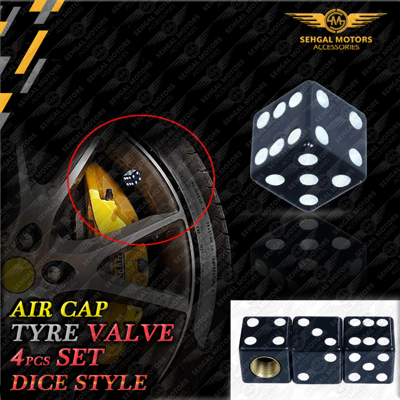 Air Cap Nozzle Dice Design 4Pcs Set